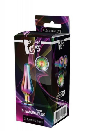 Mały Korek Analny Łezka Wtyczka Plug Multicolor Z Kryształem