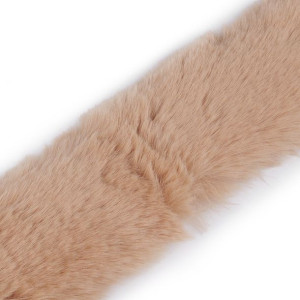 Sztuczne Futerko Szerokość 5 Cm - Beżowe