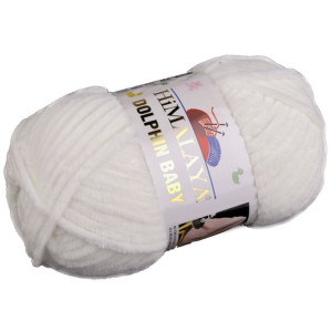 Włóczka Himalaya Dolphin Baby 100g - Kremowa