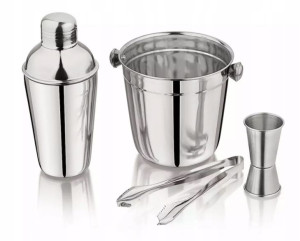Zestaw Barmański Shaker 550 Ml 4 El. Wiaderko