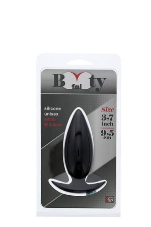 Mały Czarny Korek Analny Zatyczka Plug Z Kotwicą