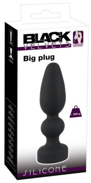Duży Korek Analny Z Kulką Zatyczka Plug Mega Orgazm
