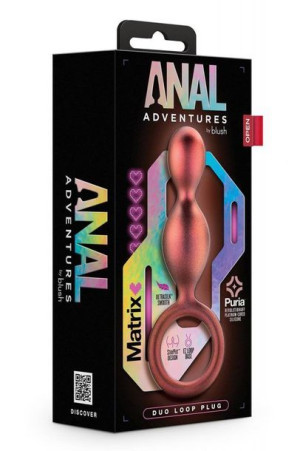 Elegancki Korek Analny Z Kulkami Plug Sonda Z Pierścieniem