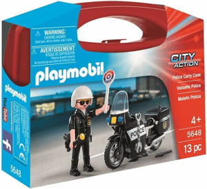 PLAYMOBIL 5648 City Motocykl POLICYJNY Walizeczka