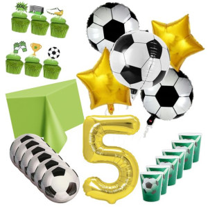 Balony Piłka Nożna Football Urodziny Zestaw