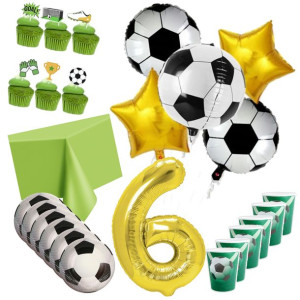 Balony Piłka Nożna Football Urodziny Zestaw