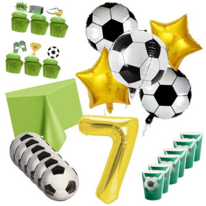 Balony Piłka Nożna Football Urodziny Zestaw