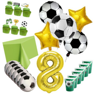 Balony Piłka Nożna Football Urodziny Zestaw