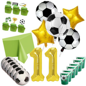 Balony Piłka Nożna Football Urodziny Zestaw