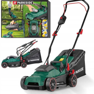 Parkside Kosiarka Akumulatorowa 20v 33cm Kosz 32l