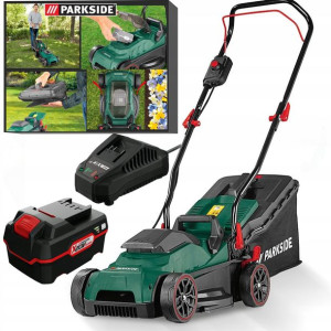 Parkside Kosiarka Akumulatorowa 20v 33cm 32l + 4ah