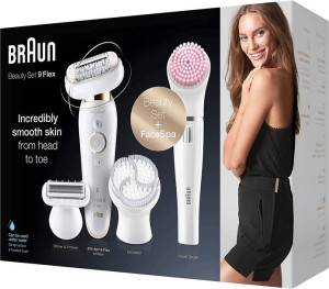 Braun Silk-épil 9/990 SkinSpa SensoSmart Depilator Dla Kobiet, Różowe Złoto