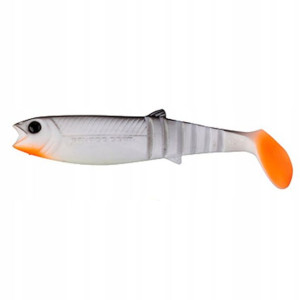 Guma Savage Gear Cannibal 6.8cm White Black okonie