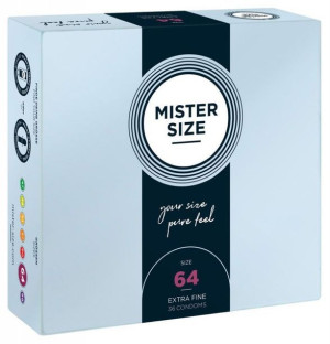 Prezerwatywy Mister Size 64mm Pack Of 36