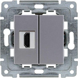 Kos Dante inox - gniazdo multimedialne HDMI - typ A