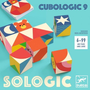 Gra logiczna układanka Cubologic 9 Djeco
