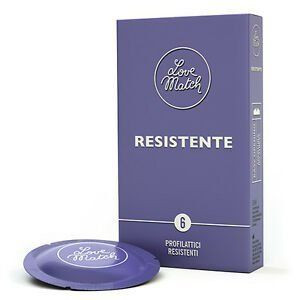 Prezerwatywy-love Match Resistante - 6 Pcs Pack