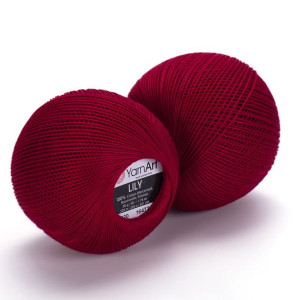 Kordonek YarnArt Lily - 5020 Burgundowy