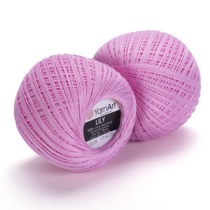 Kordonek YarnArt Lily - 319 Różowy