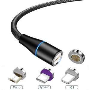 2m Kabel Magnetyczny 5a 7-pinowy Fastcharge 3w1
