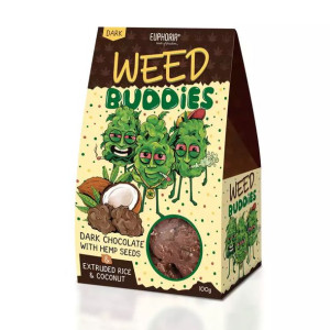 Weed Buddies czekoladki gorzkie 100 g