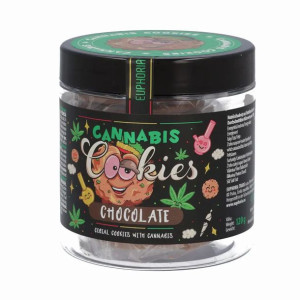 Ciastka z cbd Euphoria Cannabis Cookies z czekoladą