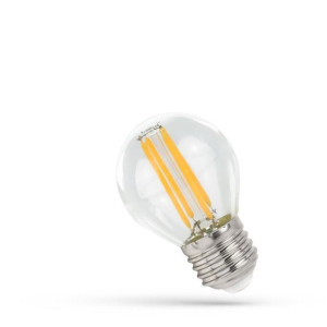 Żarówka LED kulka cog Clear E-27 230V 6W WW ciepła Spectrum