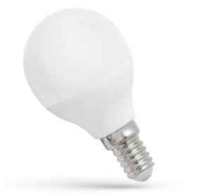 Żarówka LED kulka E14 4W CW zimna Spectrum