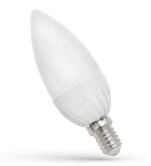 Żarówka LED świecowa E14 6W WW ciepła Spectrum