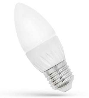 Żarówka LED świecowa E27 4W WW ciepła Spectrum