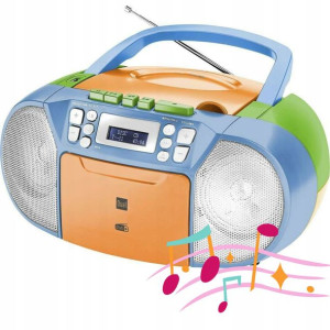 Boombox Radio Cyfrowe Dab+ Fm Mp3 Cd Usb