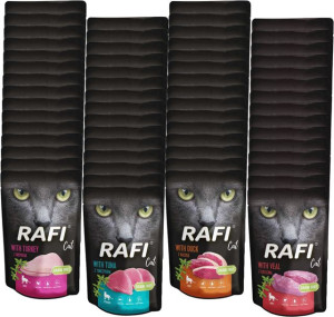 Mokra karma dla kota DOLINA NOTECI Rafi Cat 100g MIX 60szt.