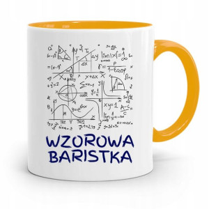 Dla Baristy Baristki Kawiarki Kubek Żółty Prezent