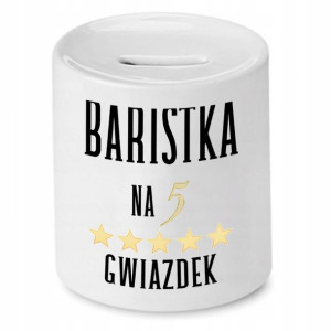 Dla Baristy Prezent Skarbonka Na Pięć Gwiazdek