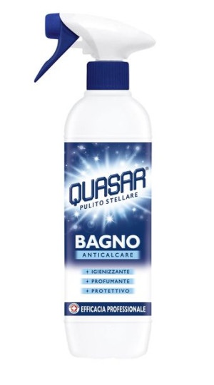 Quasar Bagno - Odkamieniający płyn do czyszczenia łazienek w sprayu (650 ml