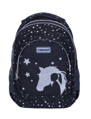 Plecak Head Glitter Effect Silver Dream, Ab330