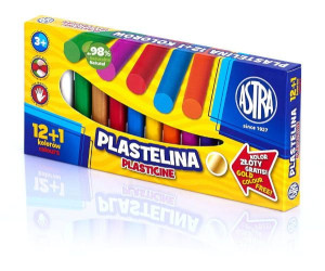Plastelina 12 kolorów + 1 gratis  ASTRA