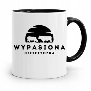 Dla Dietetyka Dietetyczki Kubek Czarny Na Prezent