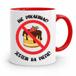 Dla Dietetyka Dietetyczki Kubek Czerwony Prezent