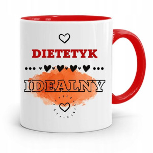 Dla Dietetyka Dietetyczki Kubek Czerwony Prezent