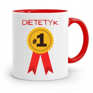 Dla Dietetyka Dietetyczki Kubek Czerwony Prezent
