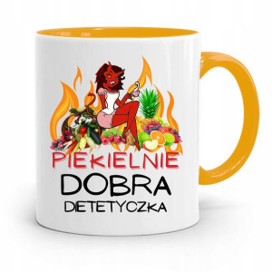 Dla Dietetyka Dietetyczki Kubek Żółty Na Prezent