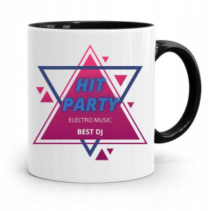 Dla Dja Muzyka Kubek Czarny Hit Party Best Dj