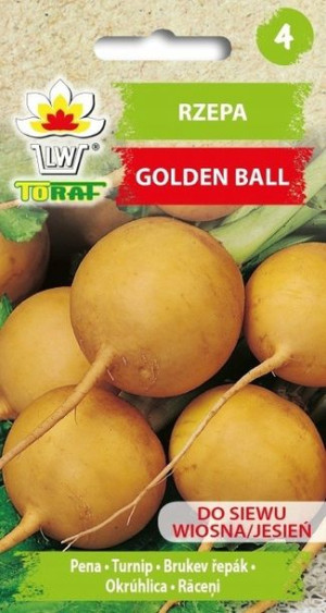 Rzepa Golden Ball o żółtej skórce nasiona 10g
