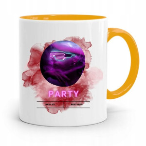 Dla Dja Muzyka Kubek Żółty Party Best Dj Prezent