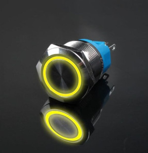 Przycisk przełącznik guzik 16mm okrąg LED 5V bi