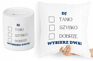 Dla Dja Zestaw Poduszka + Skarbonka Prezent