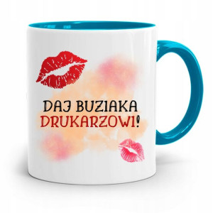 Dla Drukarza Kubek Błękitny Na Prezent Na Urodziny