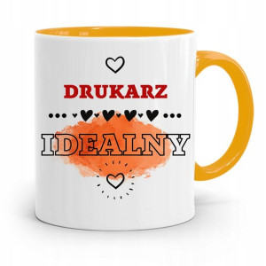 Dla Drukarza Kubek Żółty Na Prezent Na Urodziny