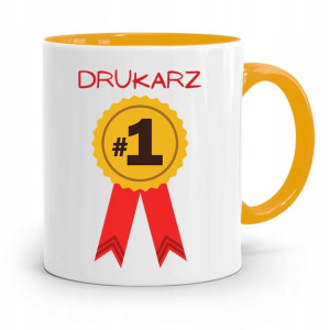 Dla Drukarza Kubek Żółty Na Prezent Na Urodziny